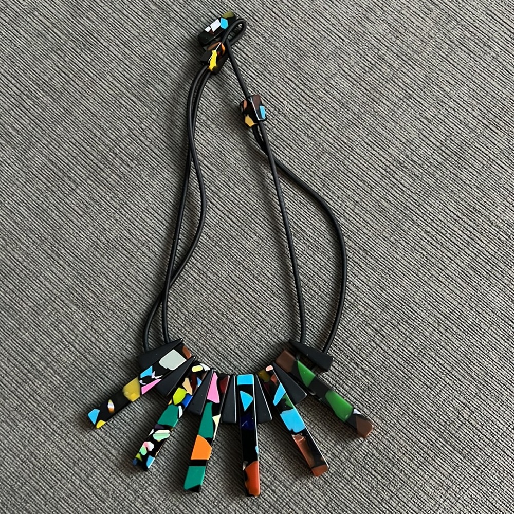 Fun And Funky Multicolor Adjustable Necklace - image 2